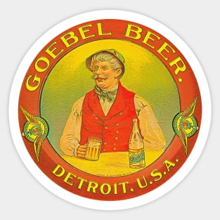 Goebel Beer Guy Sticker